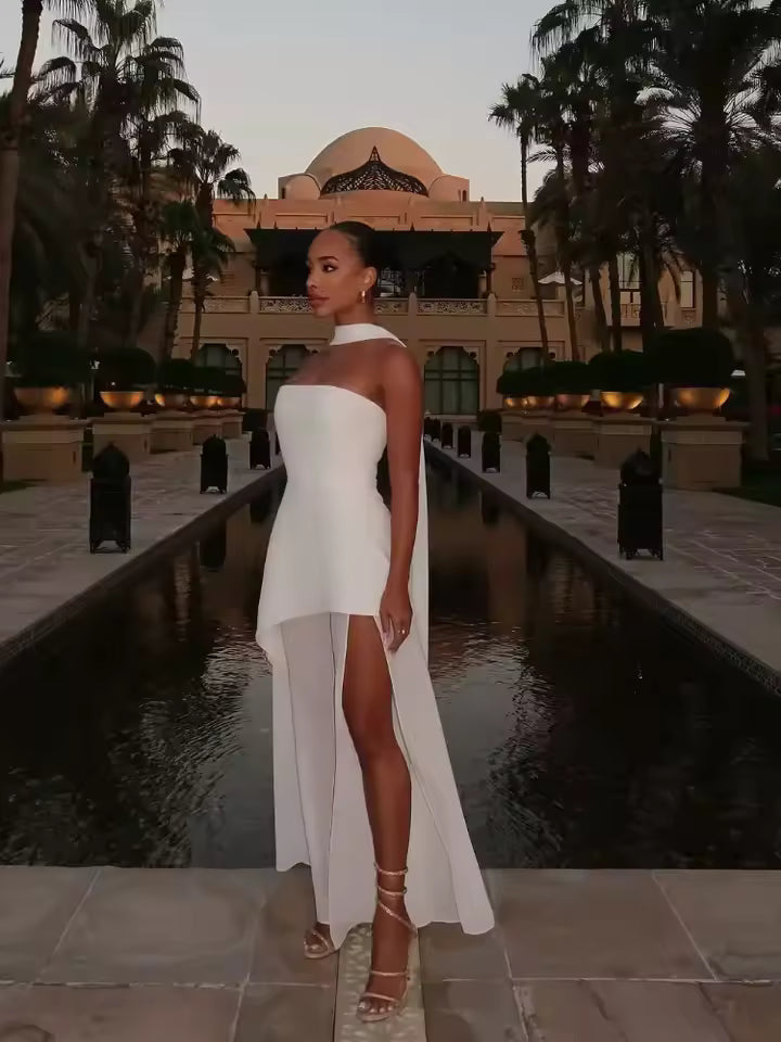 Fashion Strapless Ribbon Mesh Patchwork Maxi Dress Elegant Sleeveless Backless Vacation Long Robes 2025 New Women Beach Dresses